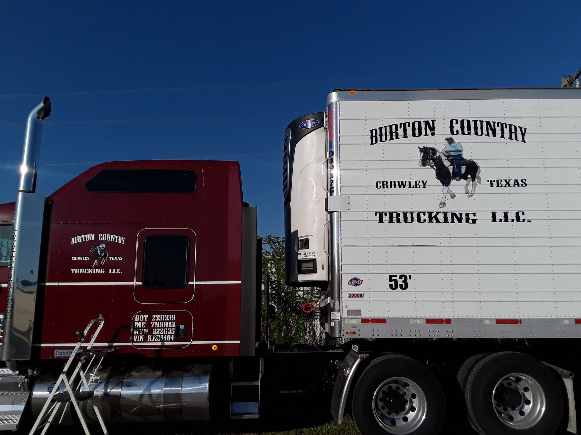 Close-up of a freshly applied vehicle magnet on a truck door with crisp edges