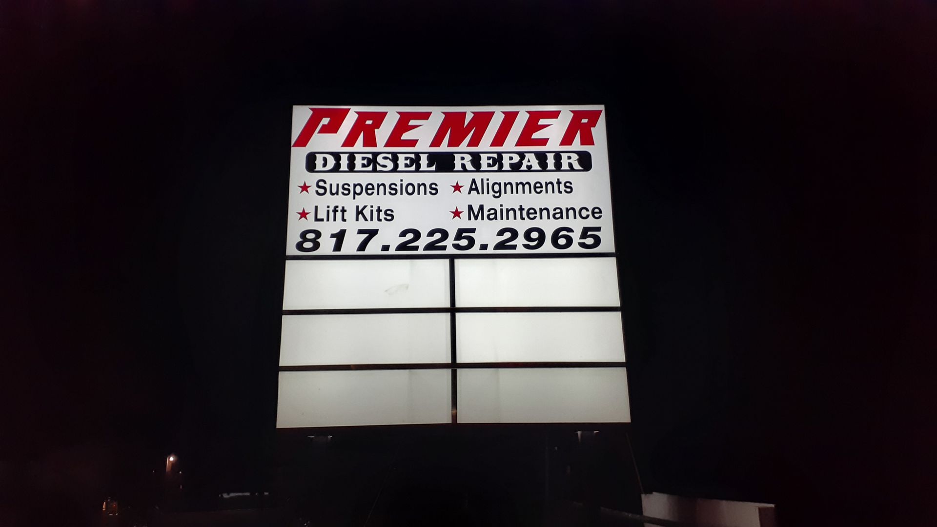 Sign Shop of Burleson commercial signs in Fort Worth TX
