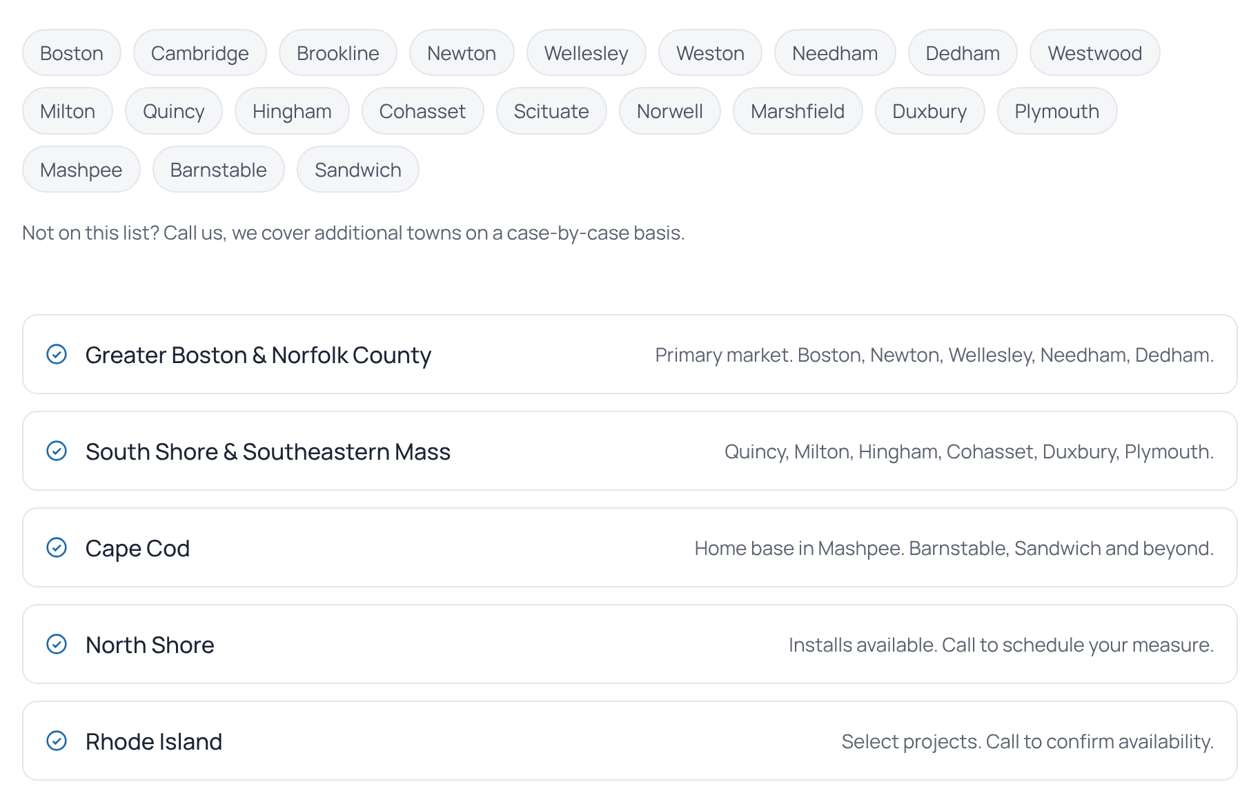 Shower Glass Certified service areas: Greater Boston, the South Shore, Cape Cod, the North Shore and Rhode Island