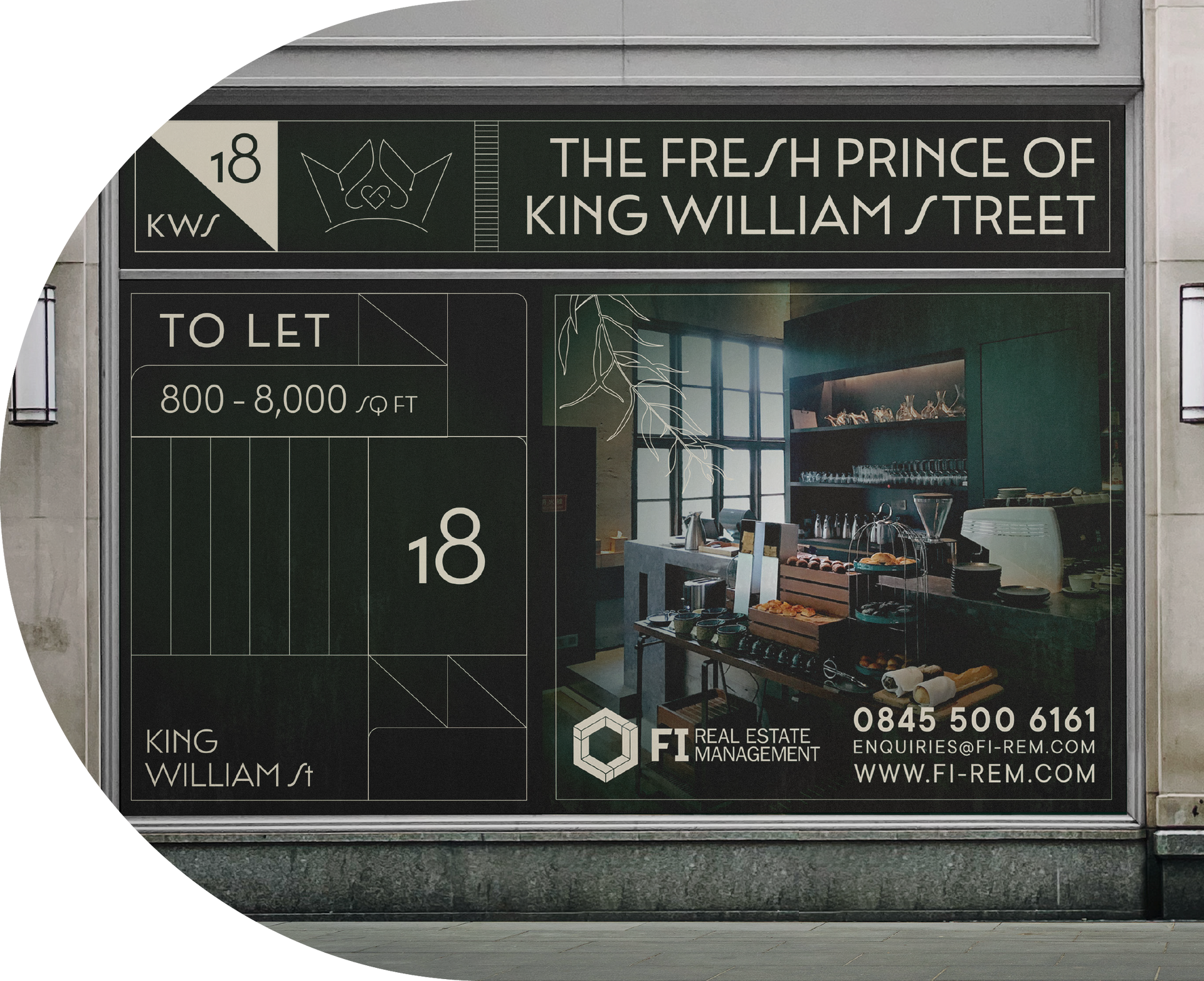 King william street vinyl design