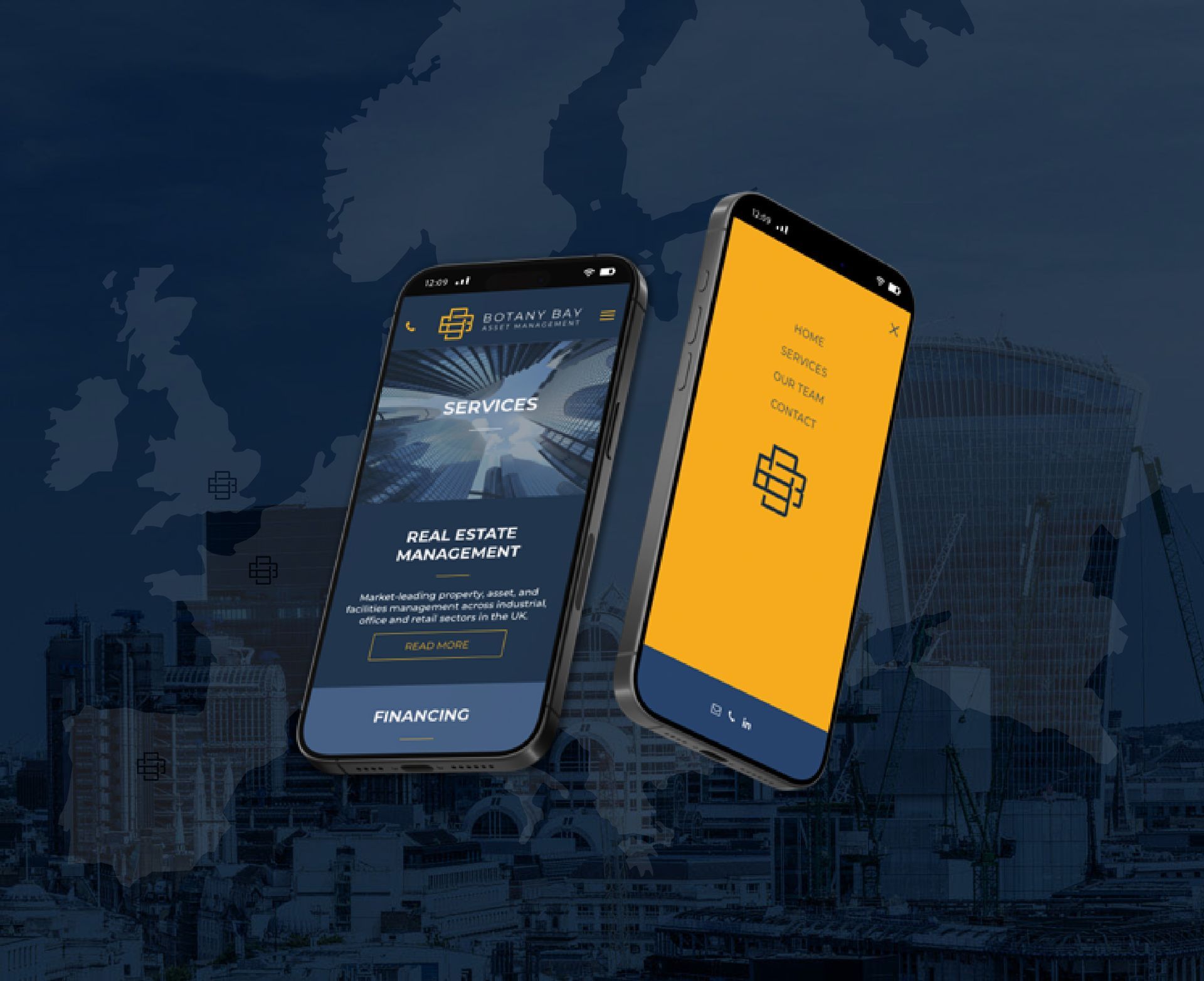 BBAM Mobile web design
