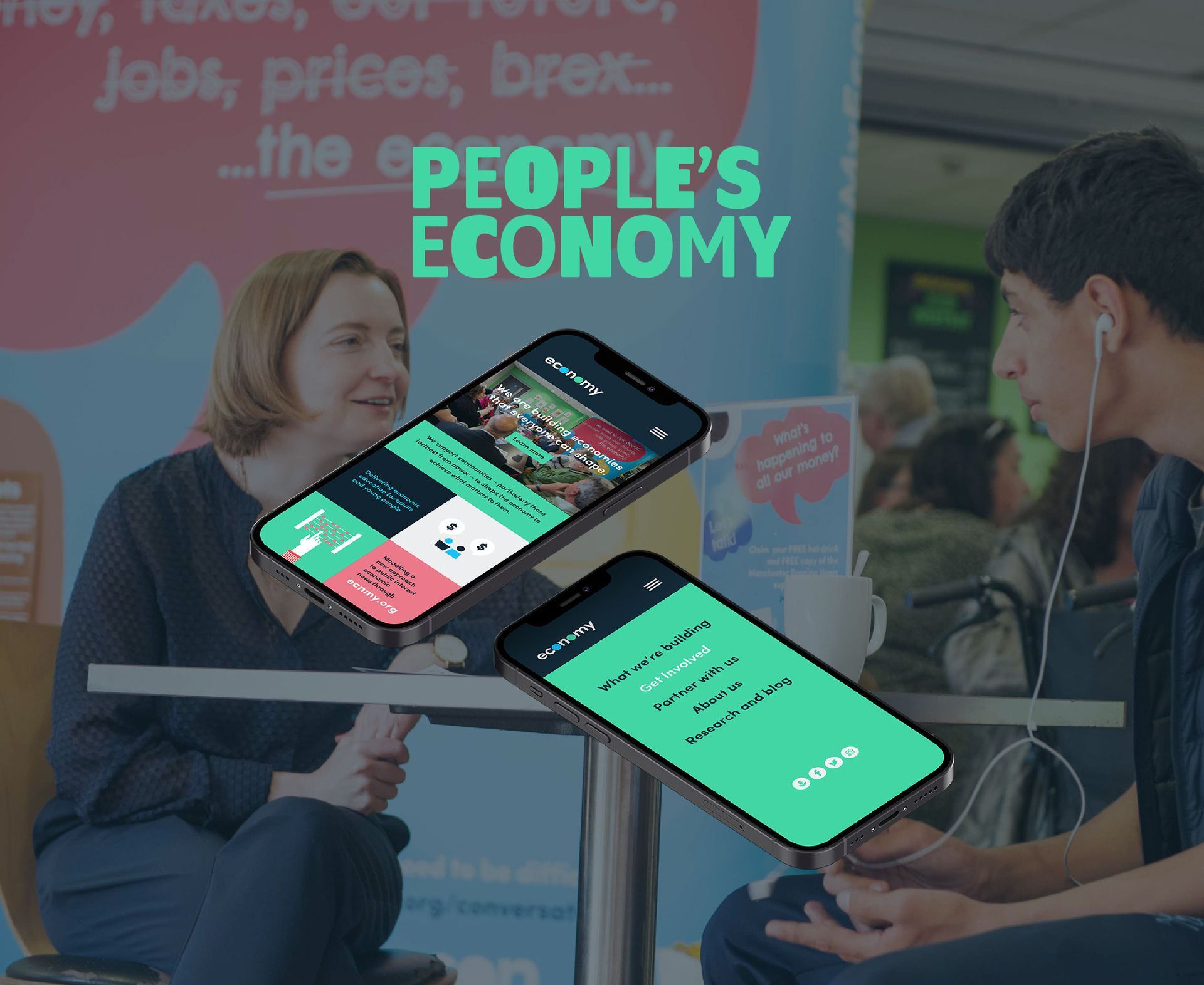 Peoples economy mobile web design