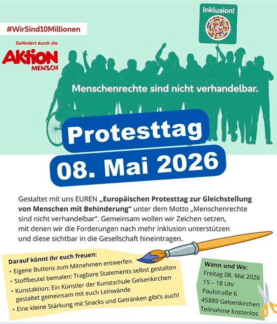 Gruppenbild mit vier Personen unter dem Banner der EUTB