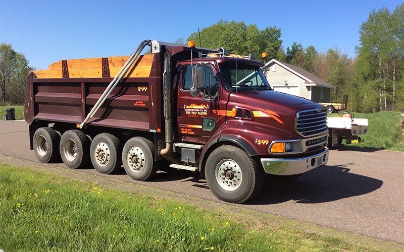 Dump Truck — Ogema, WI — Jeff Simek Construction Co Inc