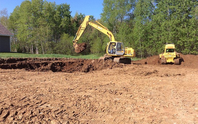 Basement Digging — Ogema, WI — Jeff Simek Construction Co Inc