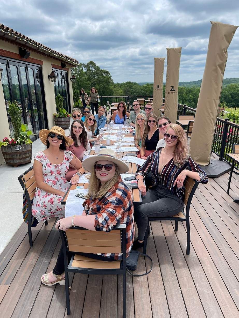 wine tour table