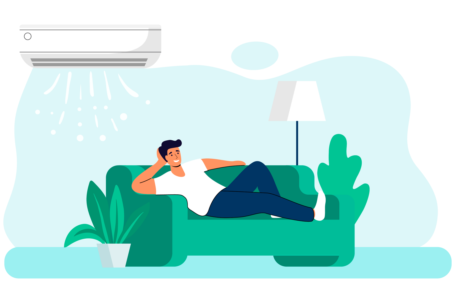 Home Air Conditioning — Jacksonville, FL — A1A Heat and Air Home Air Conditioning — Jacksonville, FL — A1A Heat and Air