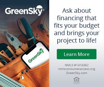 Engineer Fixing Air Conditioner — Jacksonville, FL — A1A Heat and Air GreenSky ad: A phone with the GreenSky logo sits in a tool belt, promoting project financing.