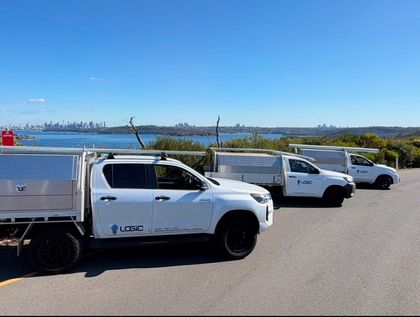 The Logic Electrical truck on the Northern Beaches