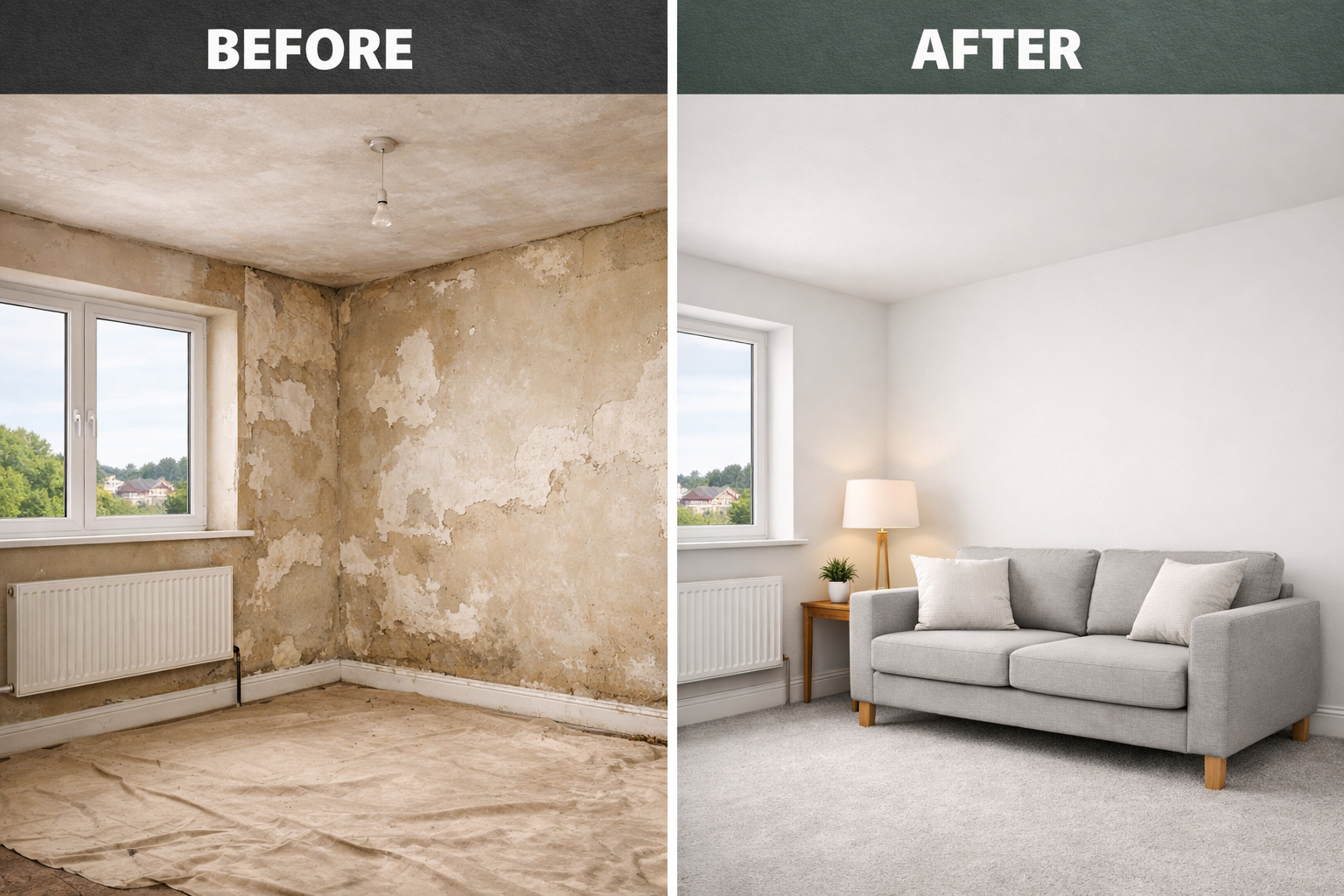 internal plastering