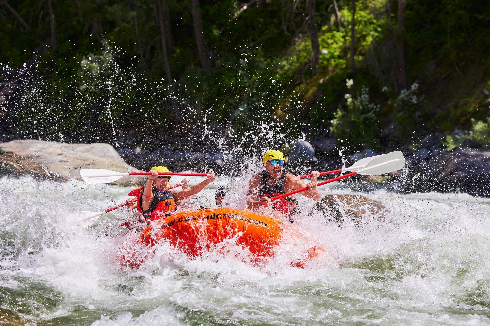 Big whitewater rafting on the Payette River