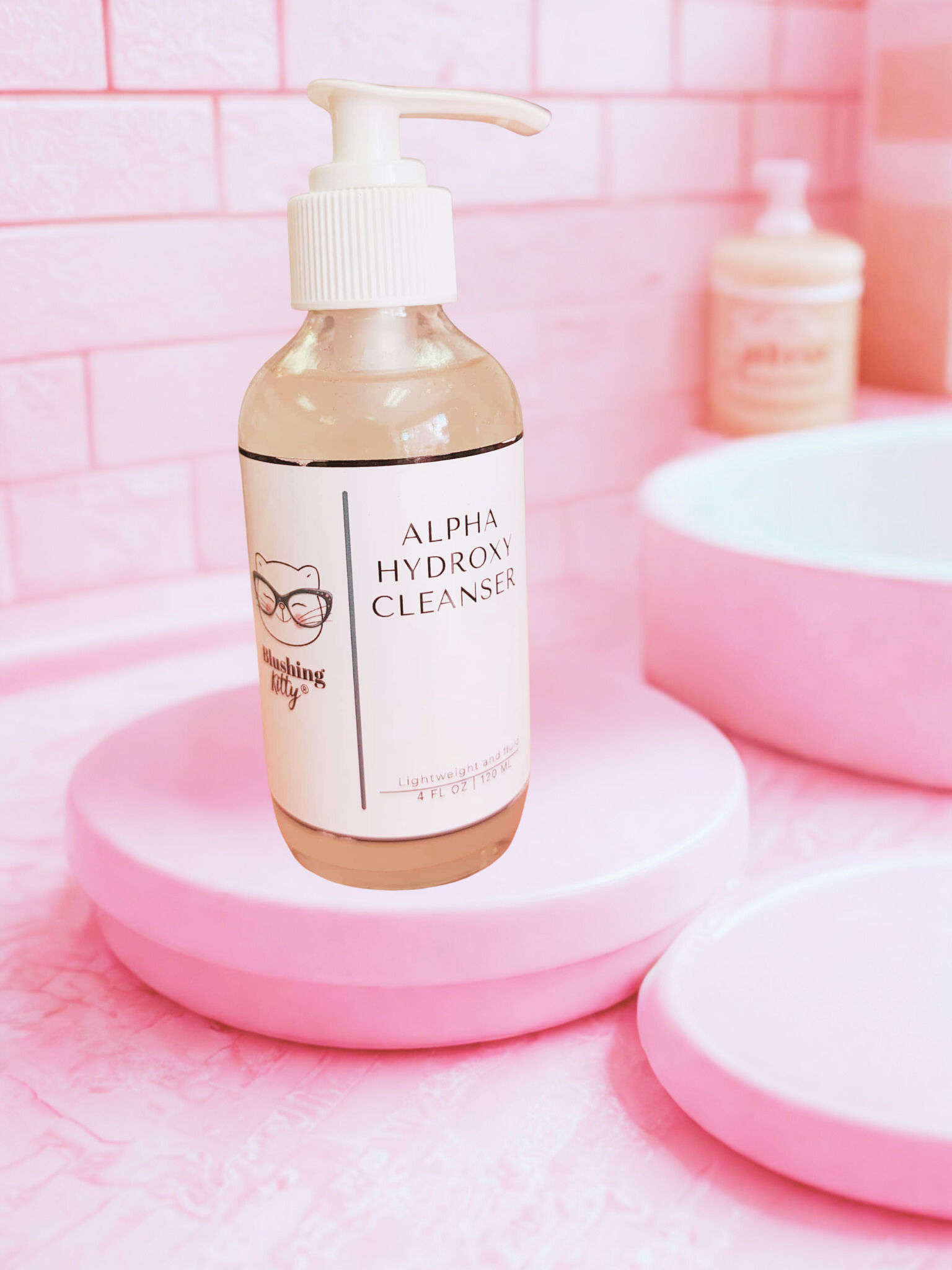 Alpha Hydroxy Cleanser Blushing Kitty