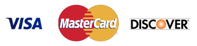 A visa mastercard and discover logo on a white background