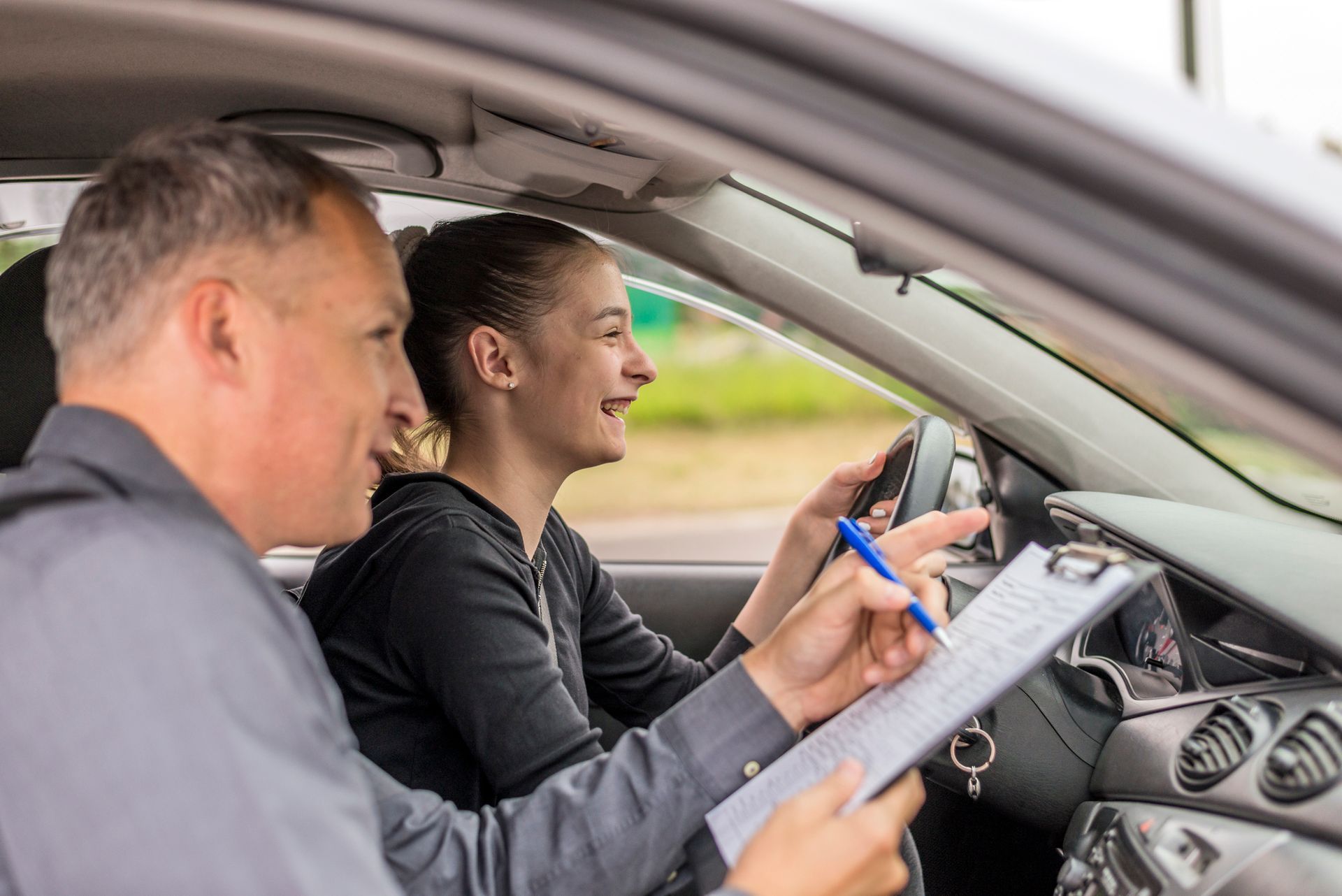 Mentor and Student Driving — Bronx, NY — Rivera's Auto Driving School Inc