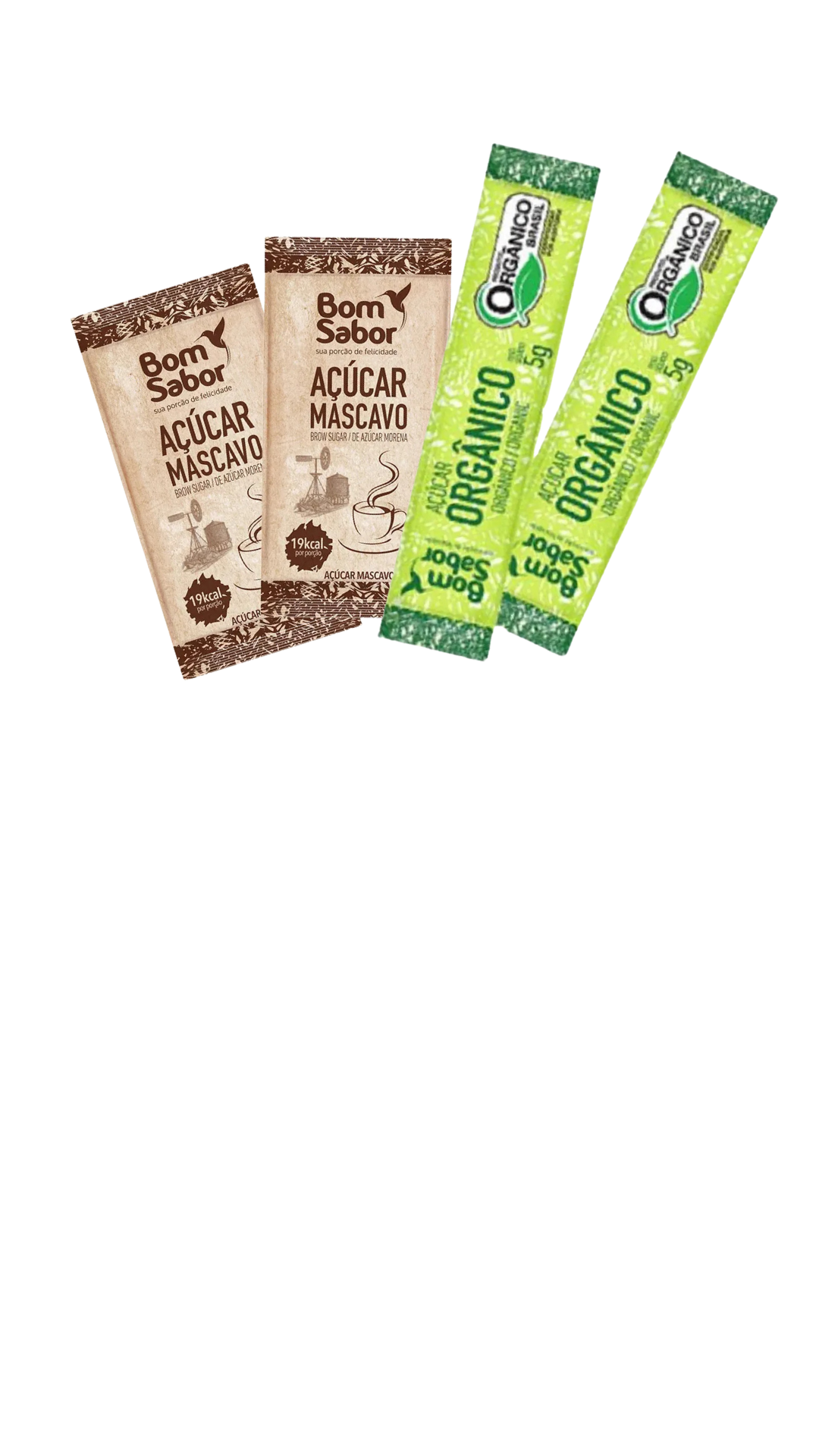 Sachê Açucar Bom Sabor: Mascavo e Orgânico