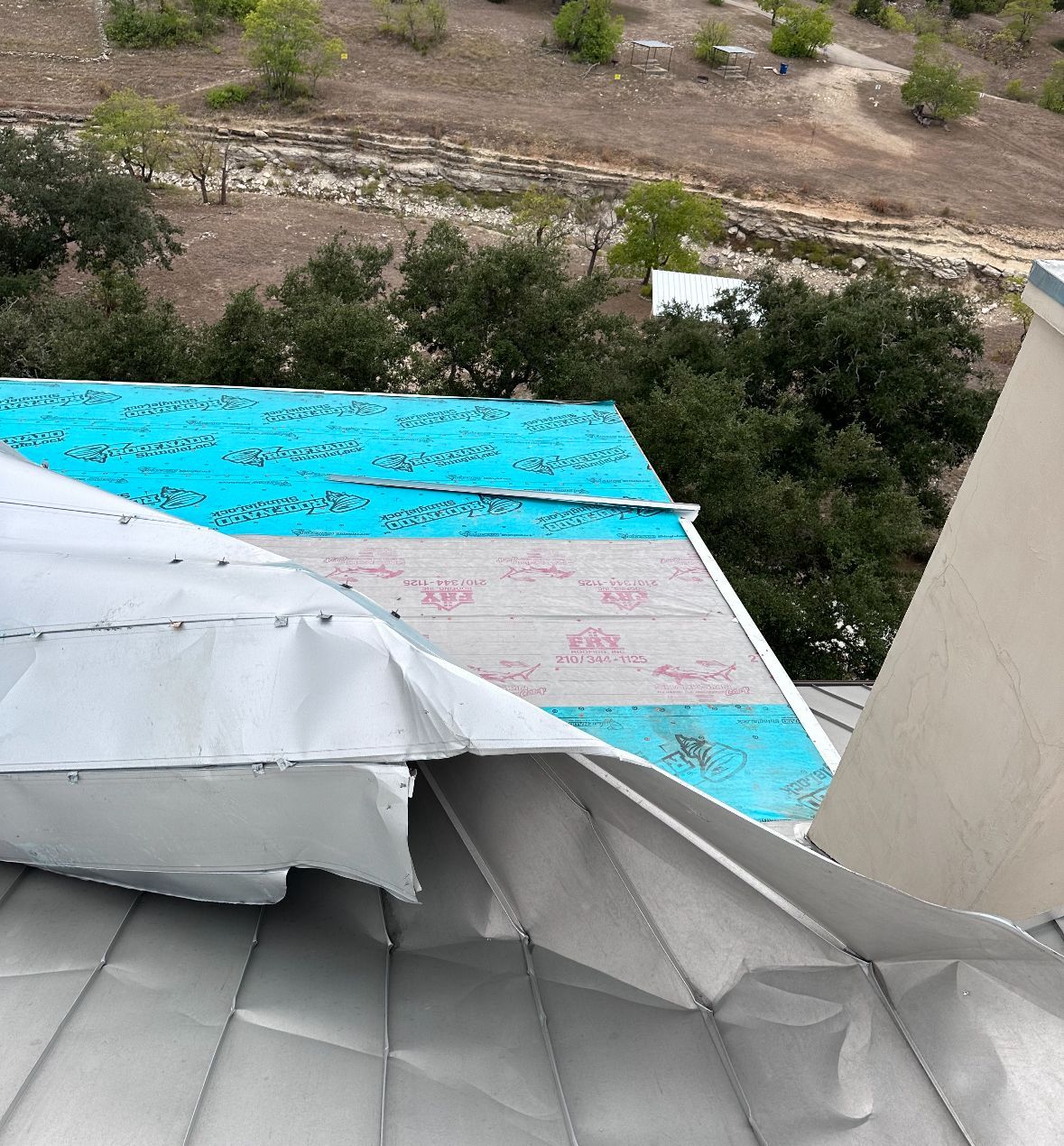 Roof Wind Damage - Canyon Lake, Texas - Viking Roofing