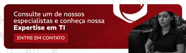 Fale com um especialista da Visual Systems e encontre a solução ideal para sua TI Banner da Visual Systems convidando para falar com um especialista em TI