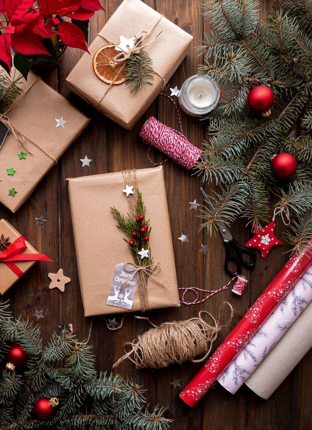Holiday gifts and ornaments