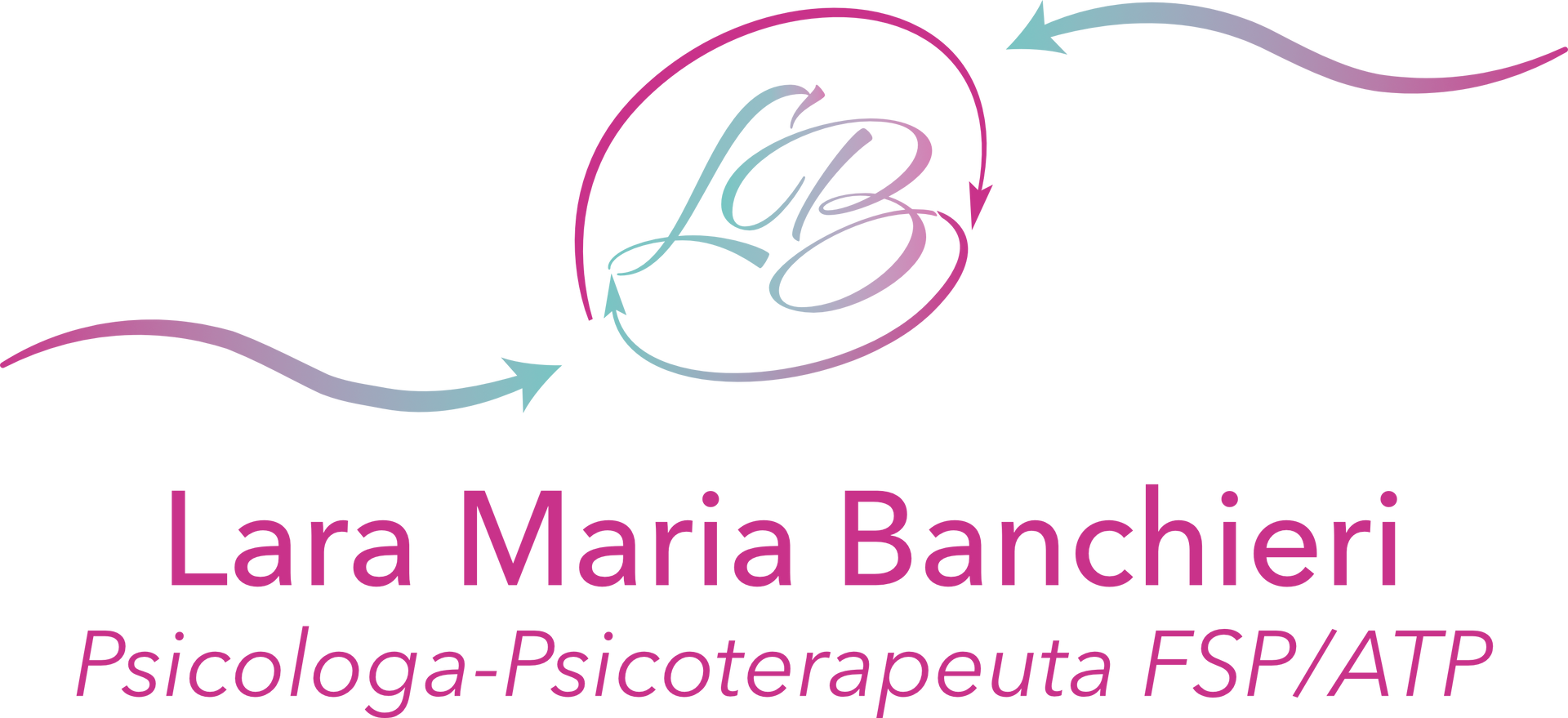 Logo per Lara Maria Banchieri, psicologa, con monogramma 