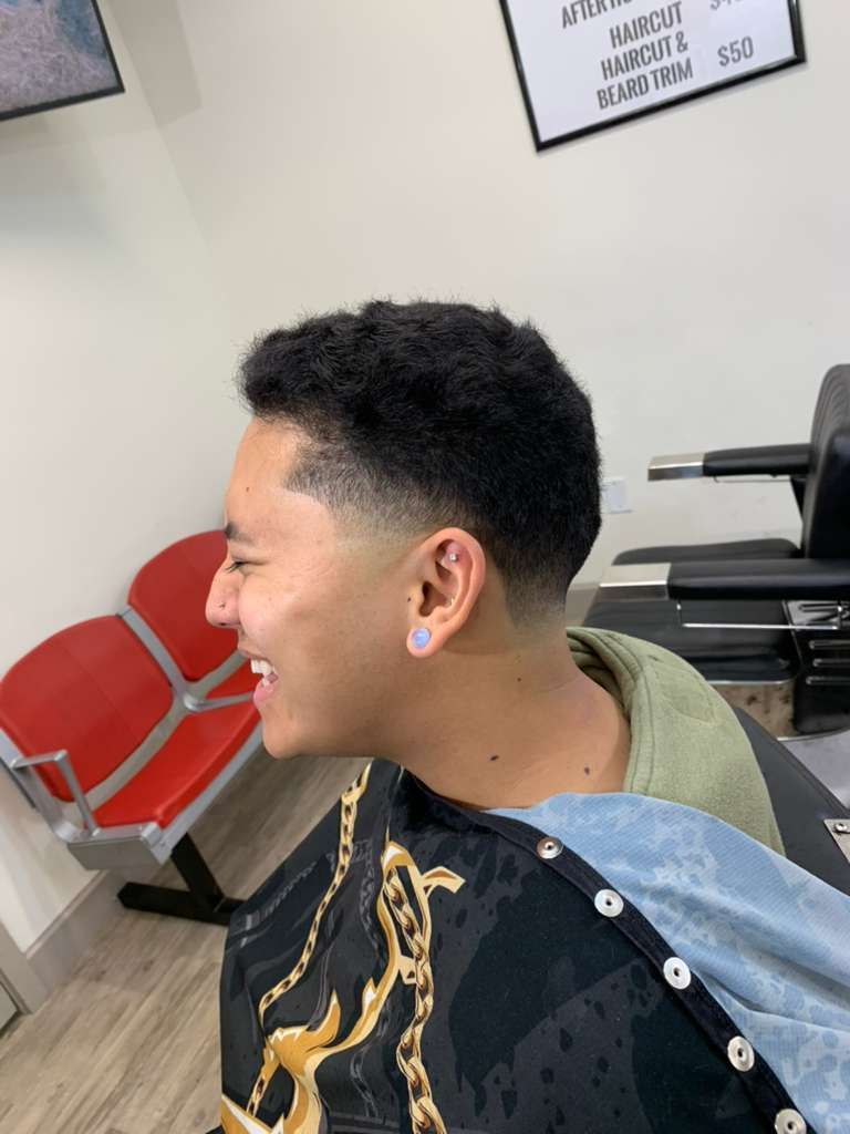 The Cave Hype Phoenix barbershop haircut, fade and beard trim work — gallery photo 1