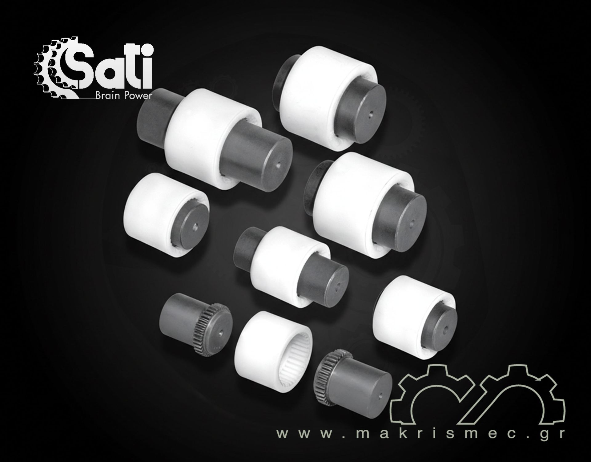 SATI SG toothed coupling με sleeve πολυαμιδίου