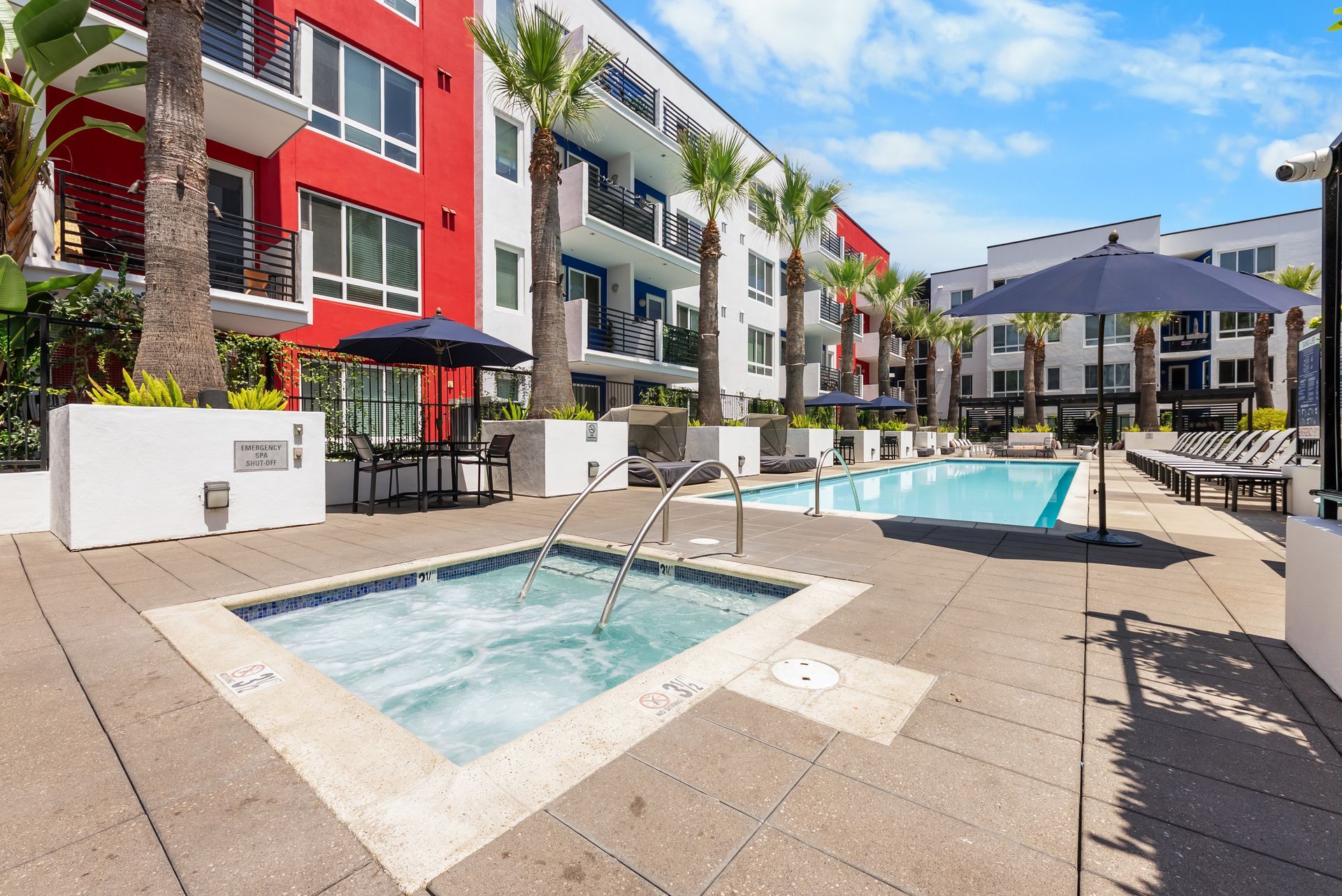 a jacuzzi spa and swimming pool