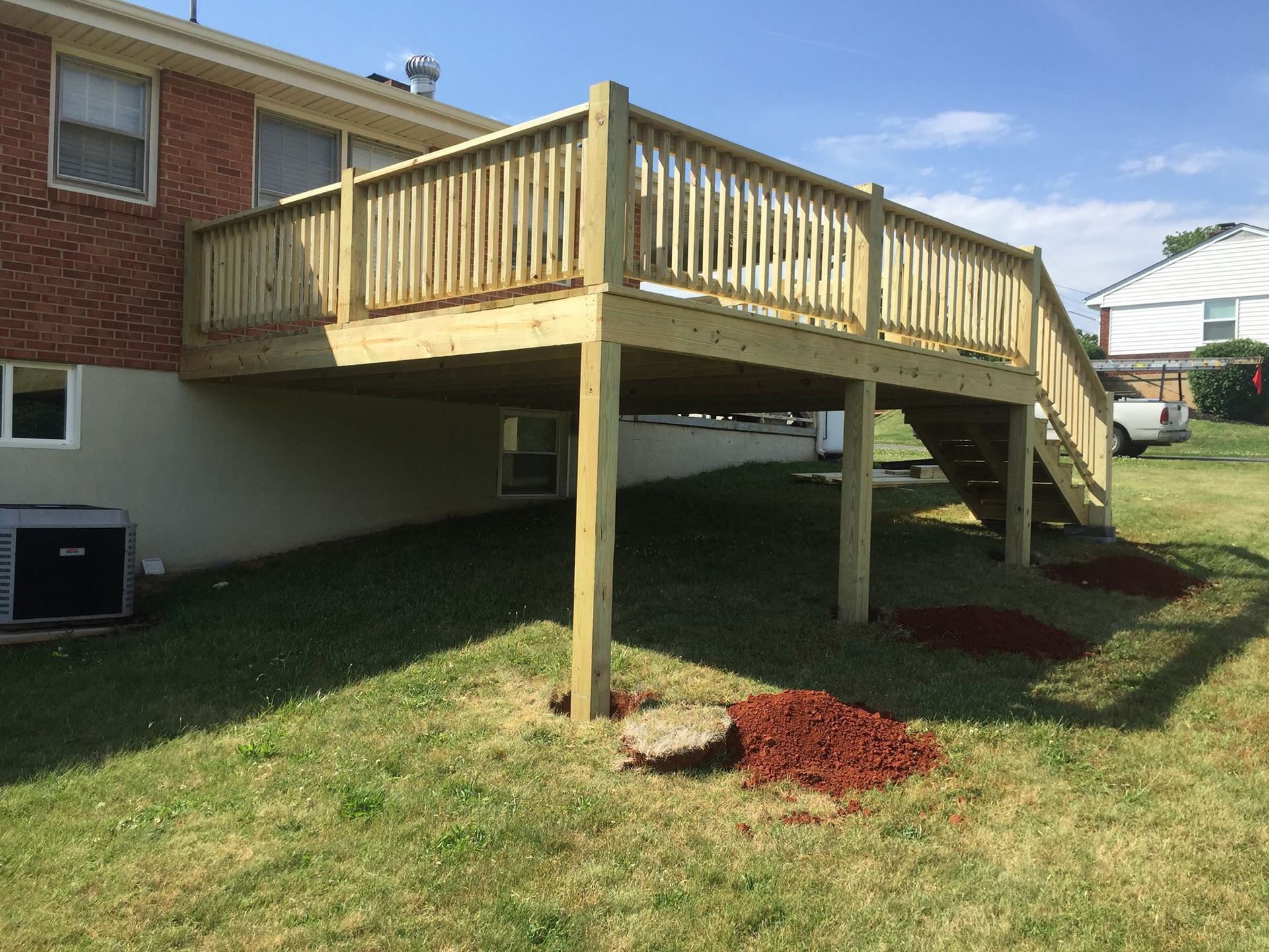 Illustration of Custom Deck Installations For Homes