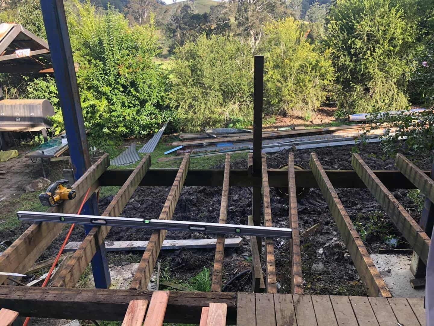 Deck Under Construction — Alcando Renovations and Maintenance In Bobin, NSW