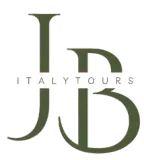 Italy Tours logo in olive green serif letters on a white background