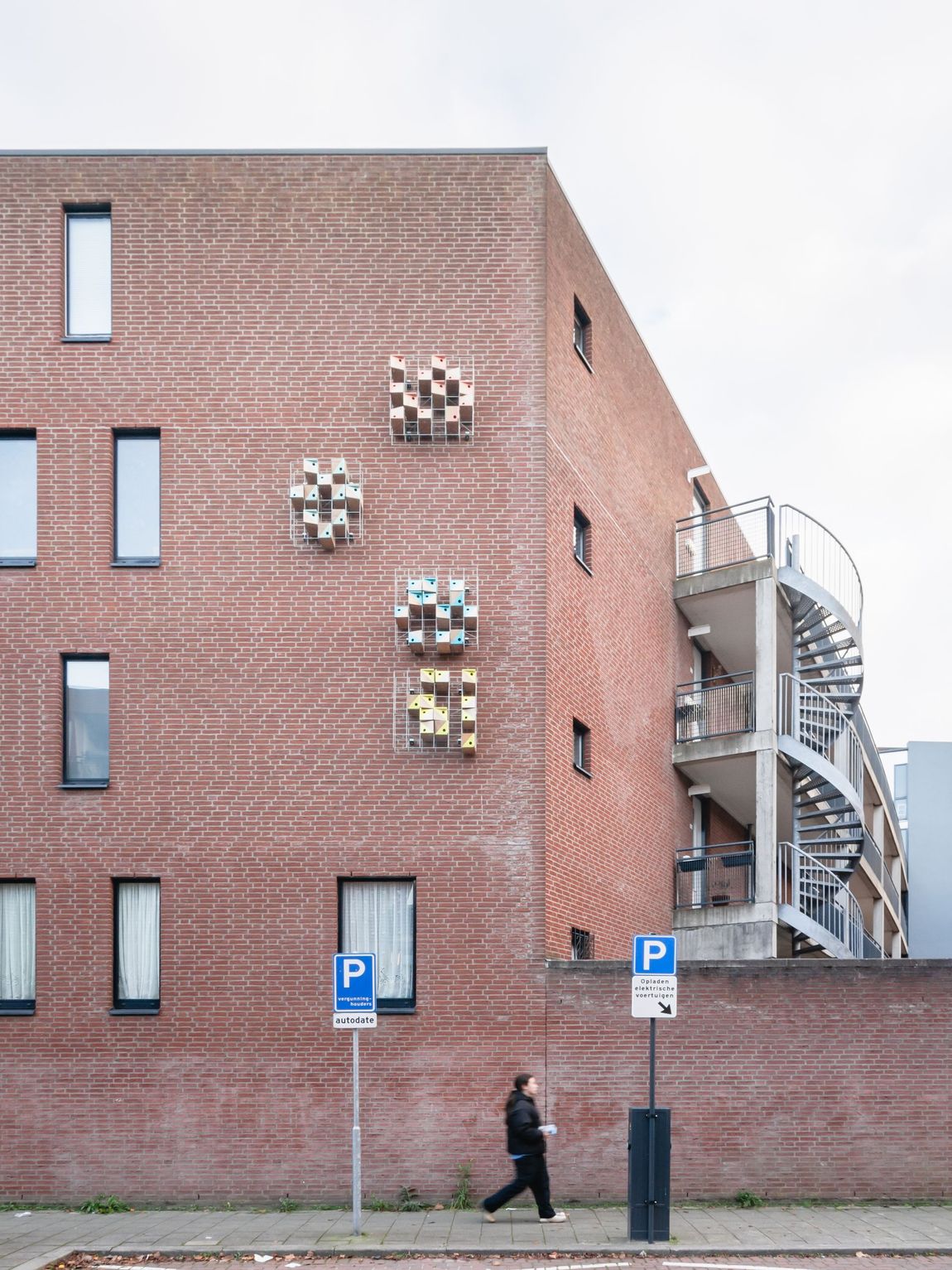 Het eerste Vogelmuur op Vliegerblok