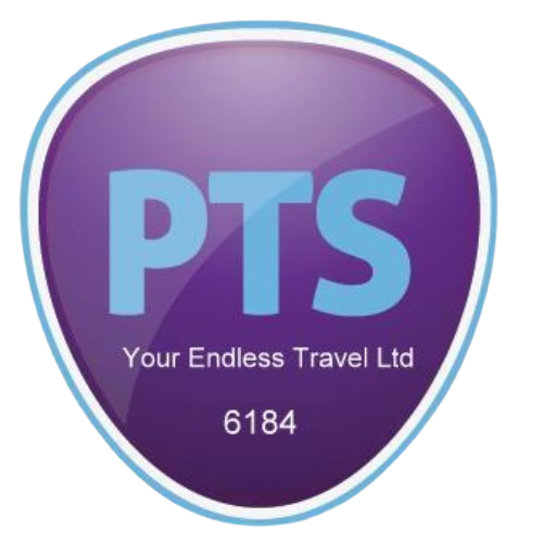 A logo for pts your endless travel ltd