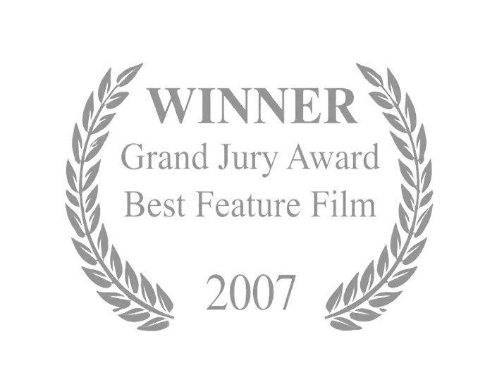 Silver laurel wreath surrounding “WINNER Grand Jury Award Best Feature Film 2007” text