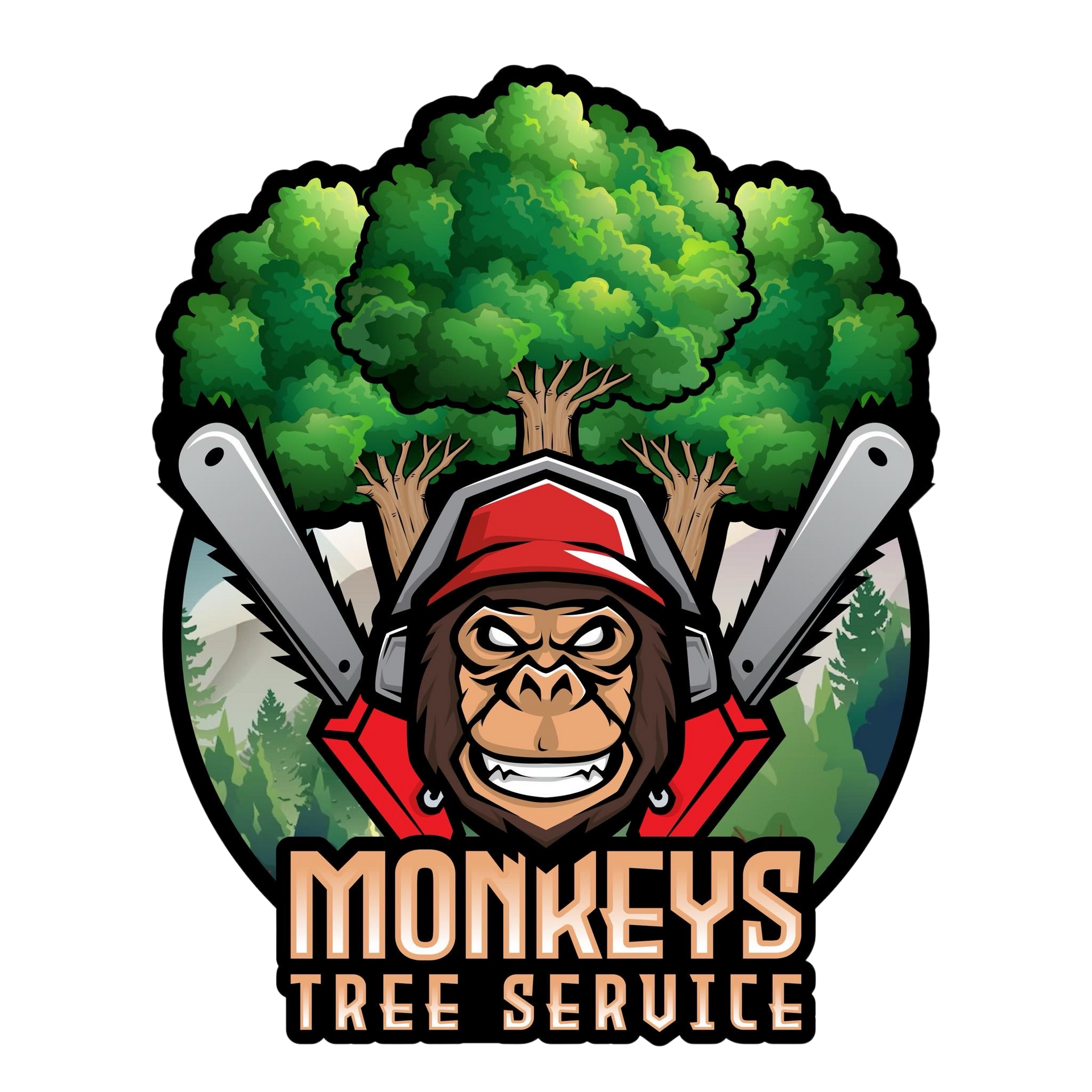 Monkeys Tree Service Logo