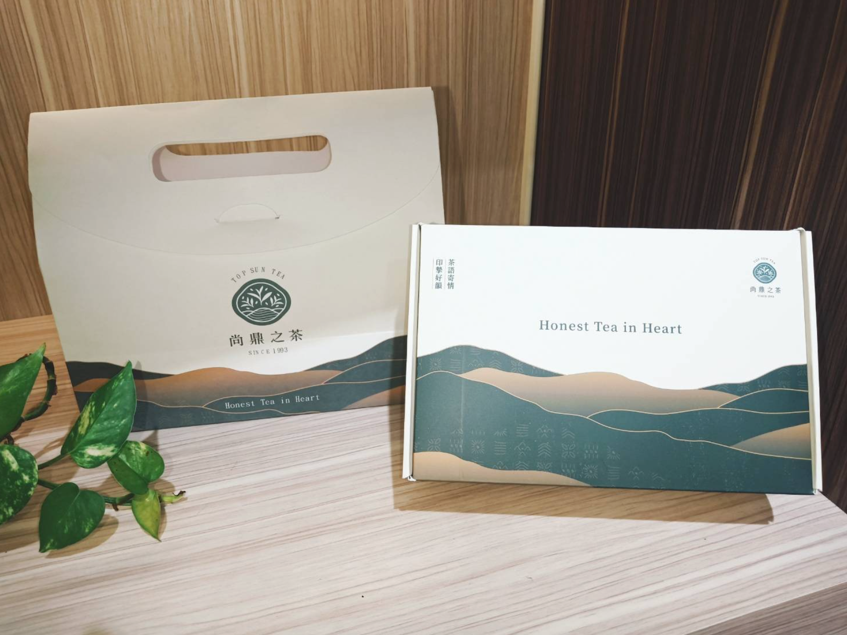 印摯好韻 Honest Tea In Heart|三葉一心20入茶包禮盒・逐批送檢SGS農藥殘留測試|尚鼎之茶