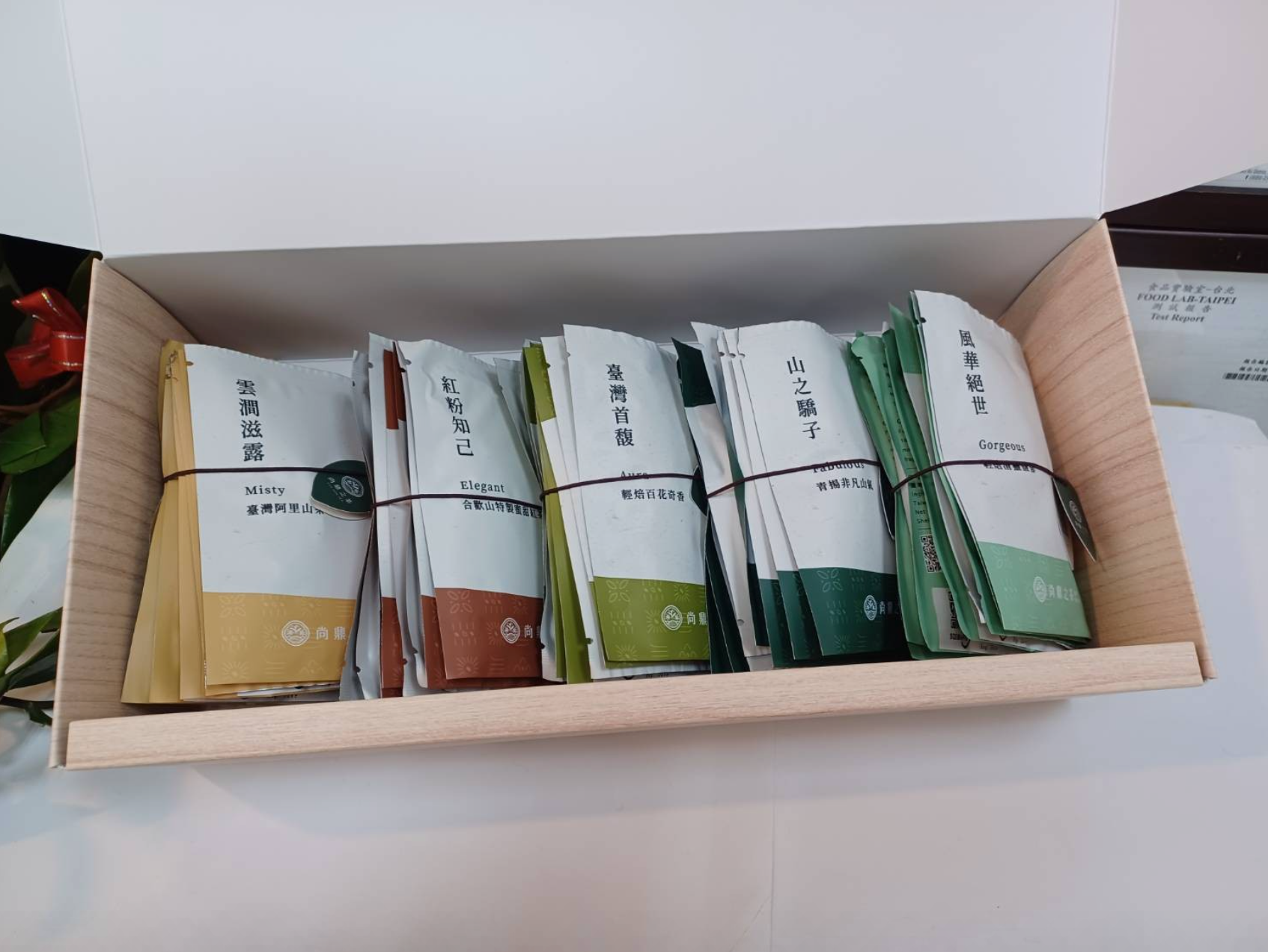 【茶語寄情‧印摯好韻禮盒】家庭溫馨共享30入禮盒 棉紙袋茶包,不含塑,每包茶上皆有SGS檢測報告 台灣茶 合歡山系 高山茶葉 高冷茶 茶包 冷泡茶 熱泡茶