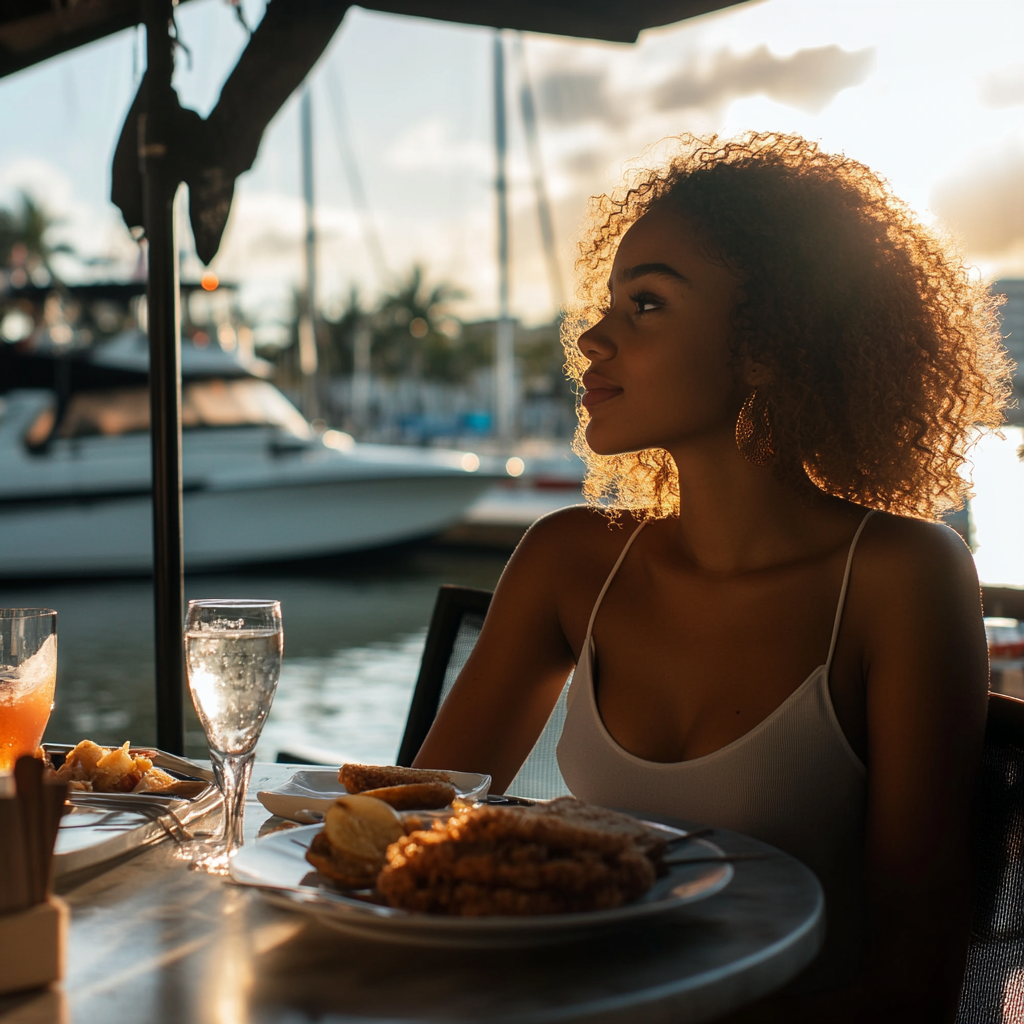 Waterfront dinning in Bayside
