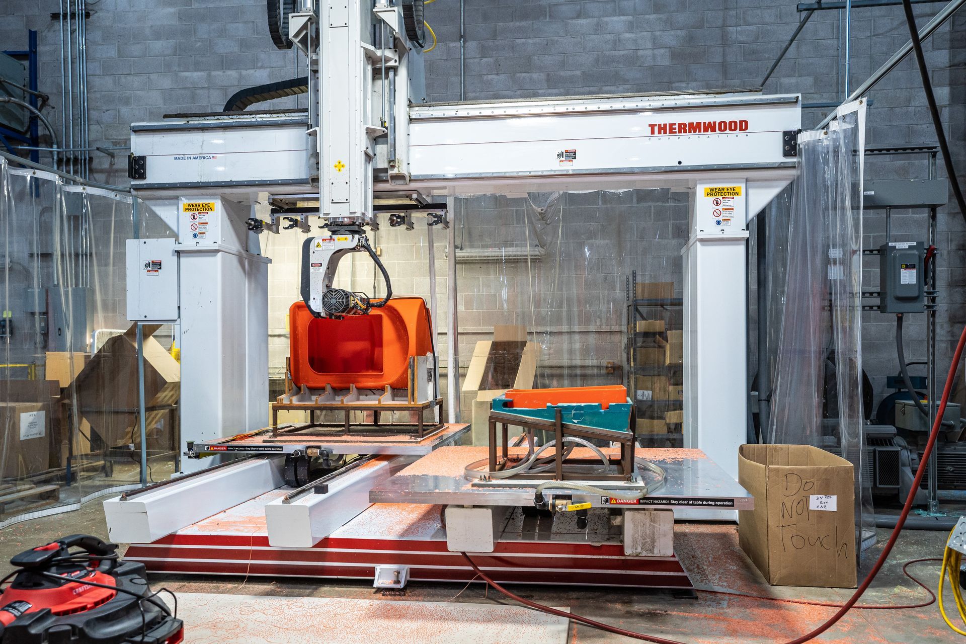 CNC Machine at Roto Plastics in Adrian, MI