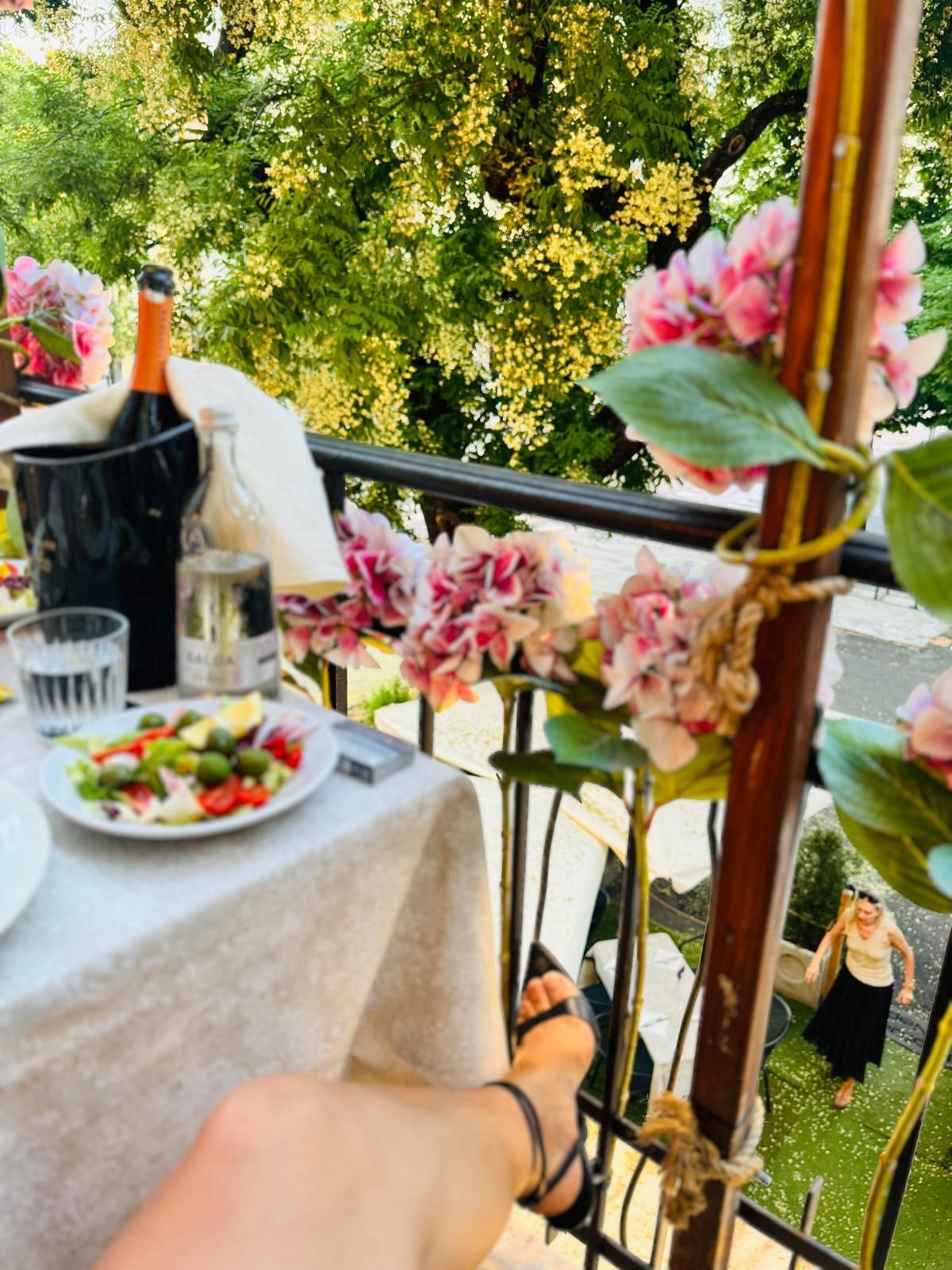 cena su terrazzo