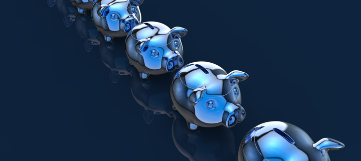 Image of a row of piggy banks
