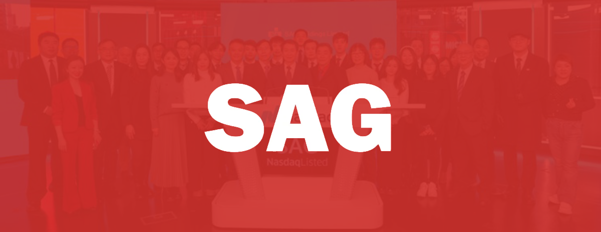 SAG HOLDINGS LIMITED ANNOUNCES CLOSING OF INITIAL PUBLIC OFFERING