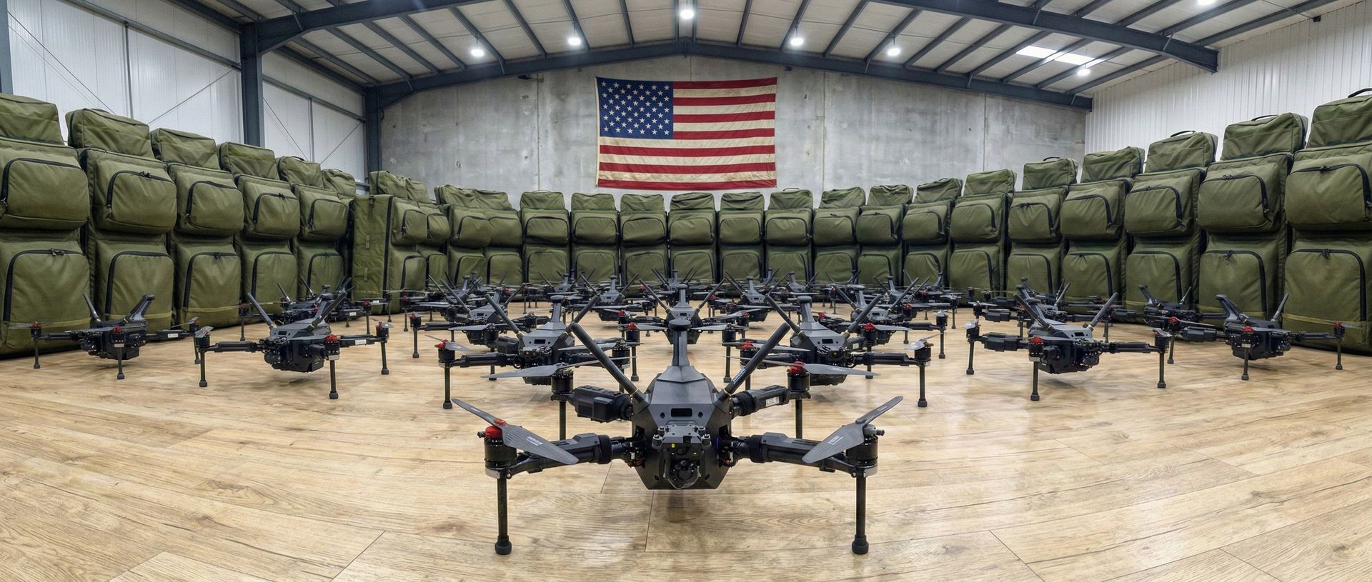image of drone screen