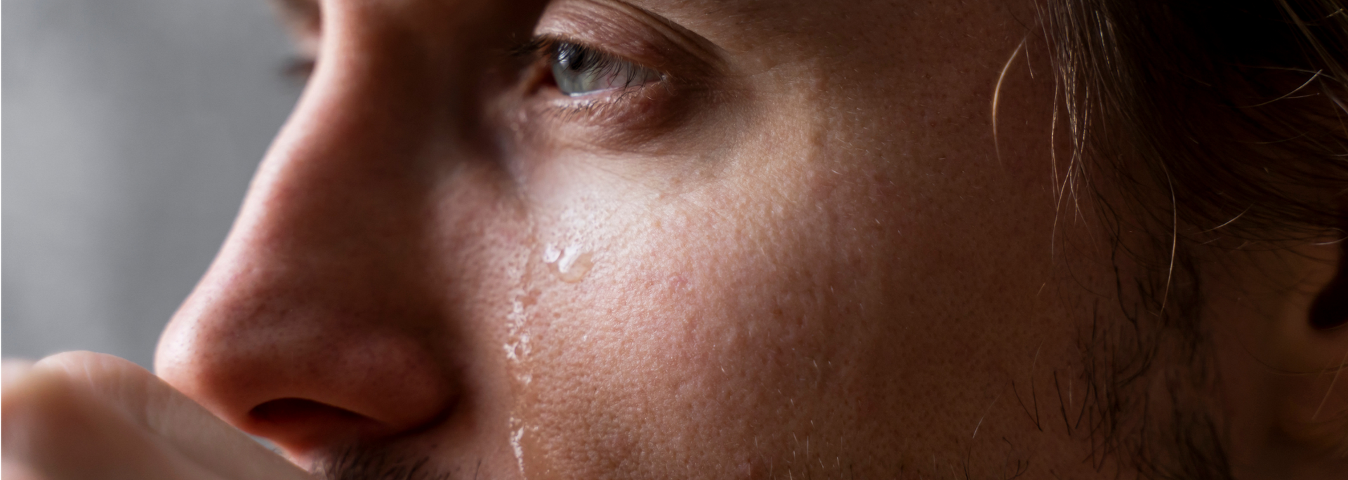 Picture of someone shedding a tear.