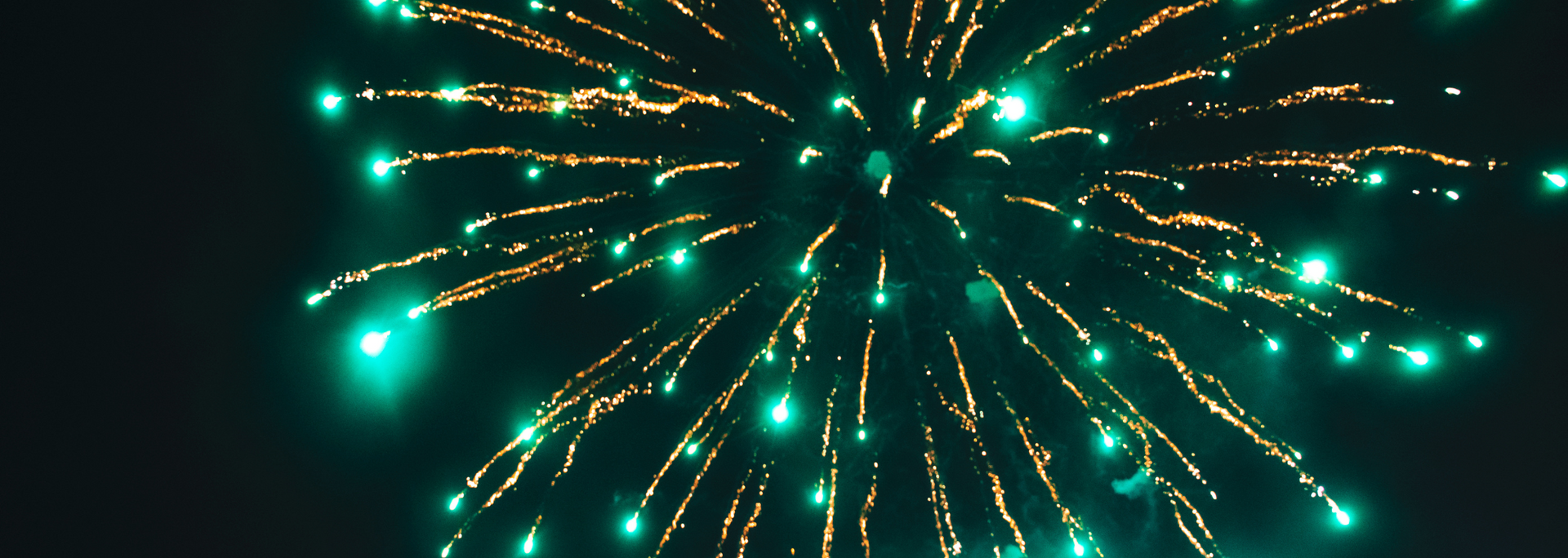 Picture of a fireworks display.