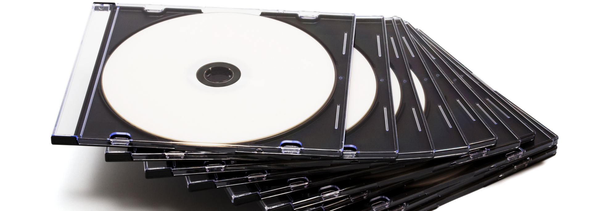 Picture of a selection of CDs.
