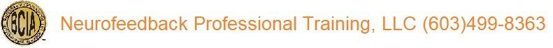 Neurofeedback Professional Training, LLC logo with gold seal and phone number 603-499-8363