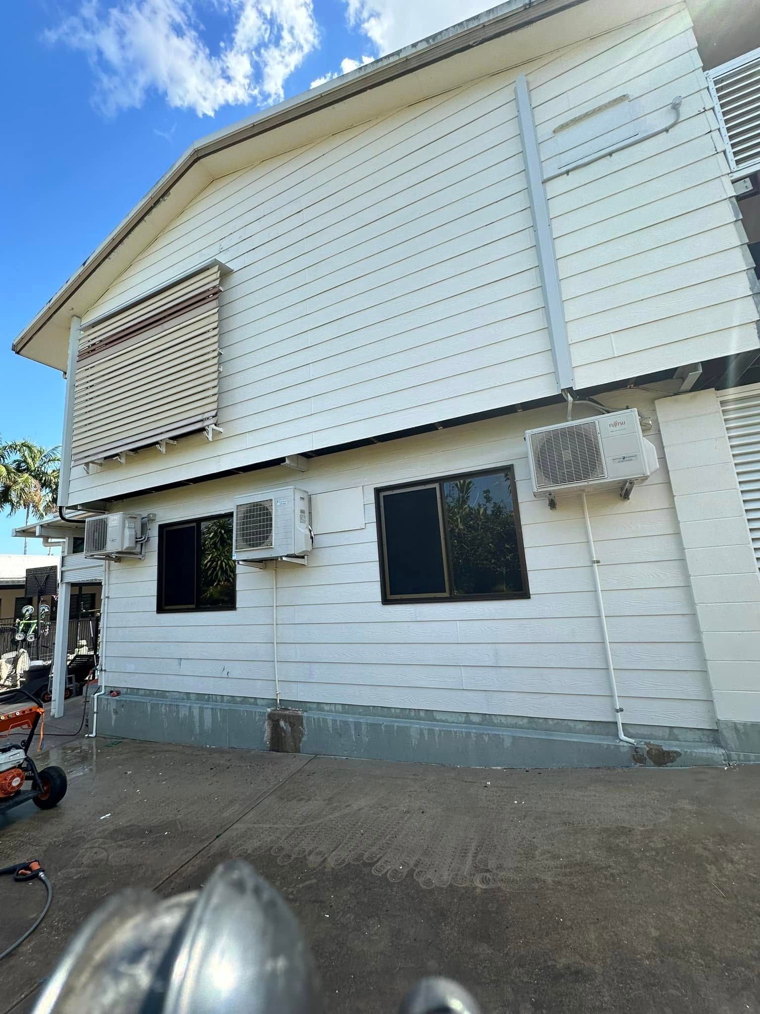 White House Exterior Featuring Two Windows — I Do It All in Caloundra, QLD