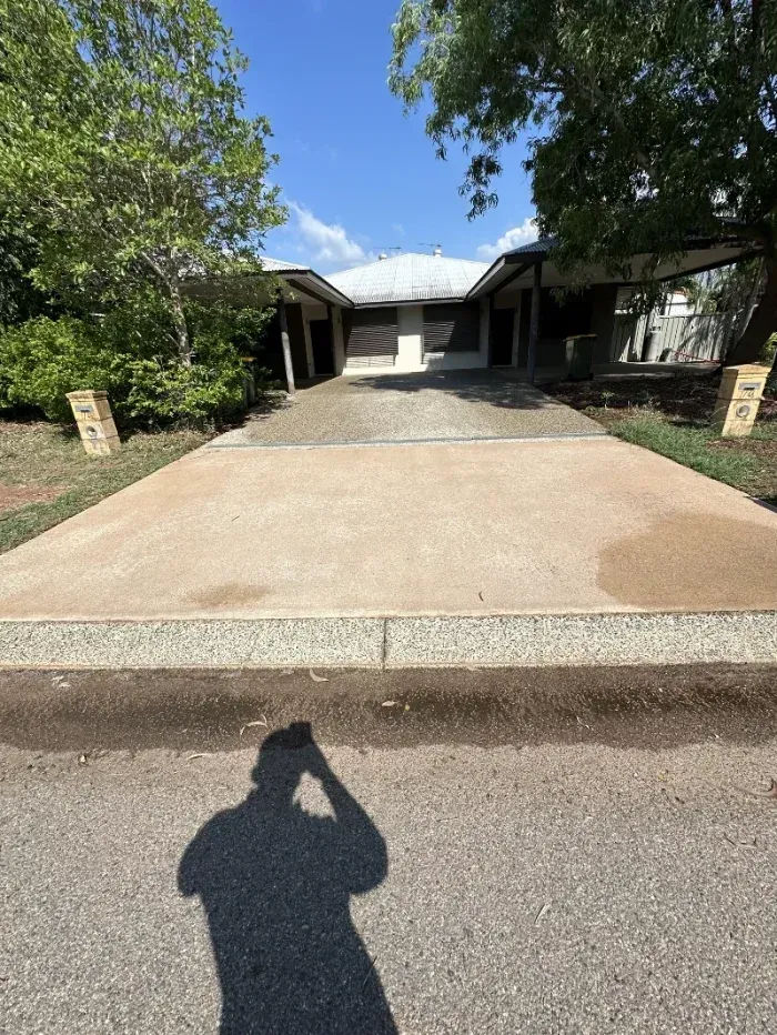 Wide Concrete Driveway Leads Toward the Front — I Do It All in Maroochydore, QLD