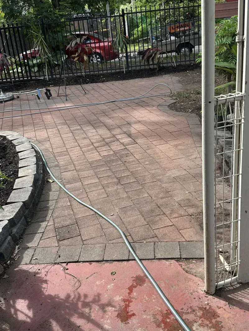 Brick-paved Patio Area Outdoors — I Do It All in Maroochydore, QLD