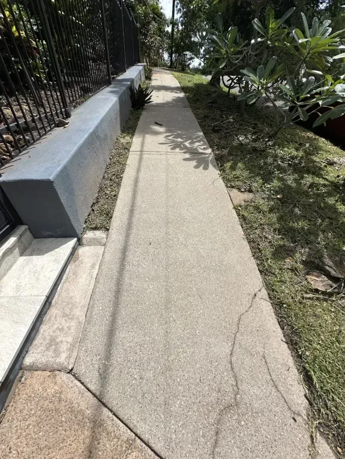 Straight Concrete Sidewalk Bordered — I Do It All in Maroochydore, QLD