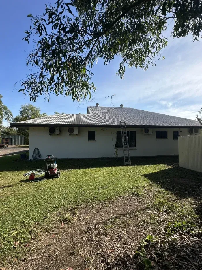 Backyard View of A Single-Story House with A Ladder — I Do It All in Caloundra, QLD
